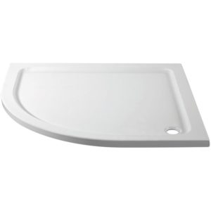 April 1000x800mm Offset Quadrant Shower Tray Left