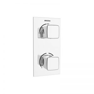 Bristan Cobalt Recessed Thermostatic Dual Control Shower Valve