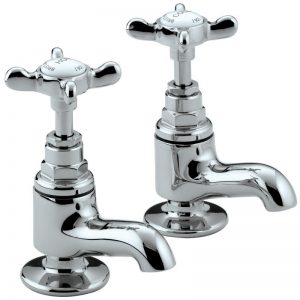 Bristan 1901 Vanity Basin Taps Chrome with Ceramic Disc Valves