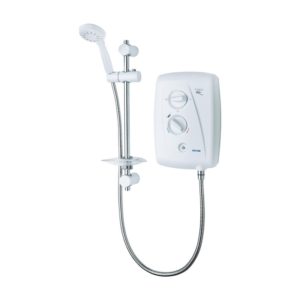 Triton T80ZFF Electric Shower 10.5kW White/Chrome