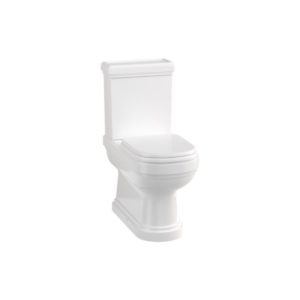 Burlington Riviera Close Coupled Back-To-Wall Toilet with Soft Close Seat