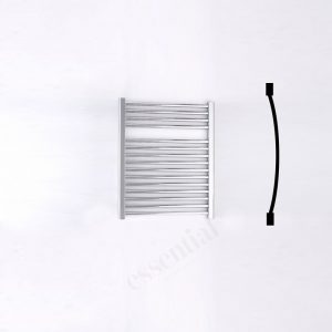 Essential Standard Towel Warmer Curved 690x600mm Chrome