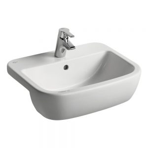 Ideal Standard Tempo 55cm Semi Countertop Basin 1 Taphole T0590