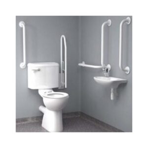 Inta Doc M Close Coupled WC Pack with White Rails & TMV3 Mixing Valve