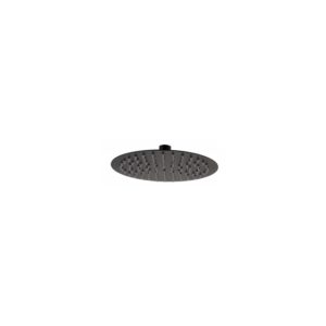 RAK Ultra Slim Air Induction Shower Head Round 250mm Black