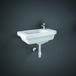 RAK Resort 45cm Slimline Basin 1 Taphole Right Hand