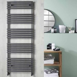 Redroom TT Anthracite 675x496mm Heated Towel Rail