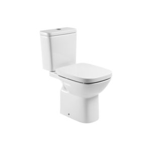 Roca Debba Open Back Eco Toilet & Soft Close Seat